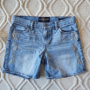 Lucky Brand Embroidered Bermuda Shorts Size 4